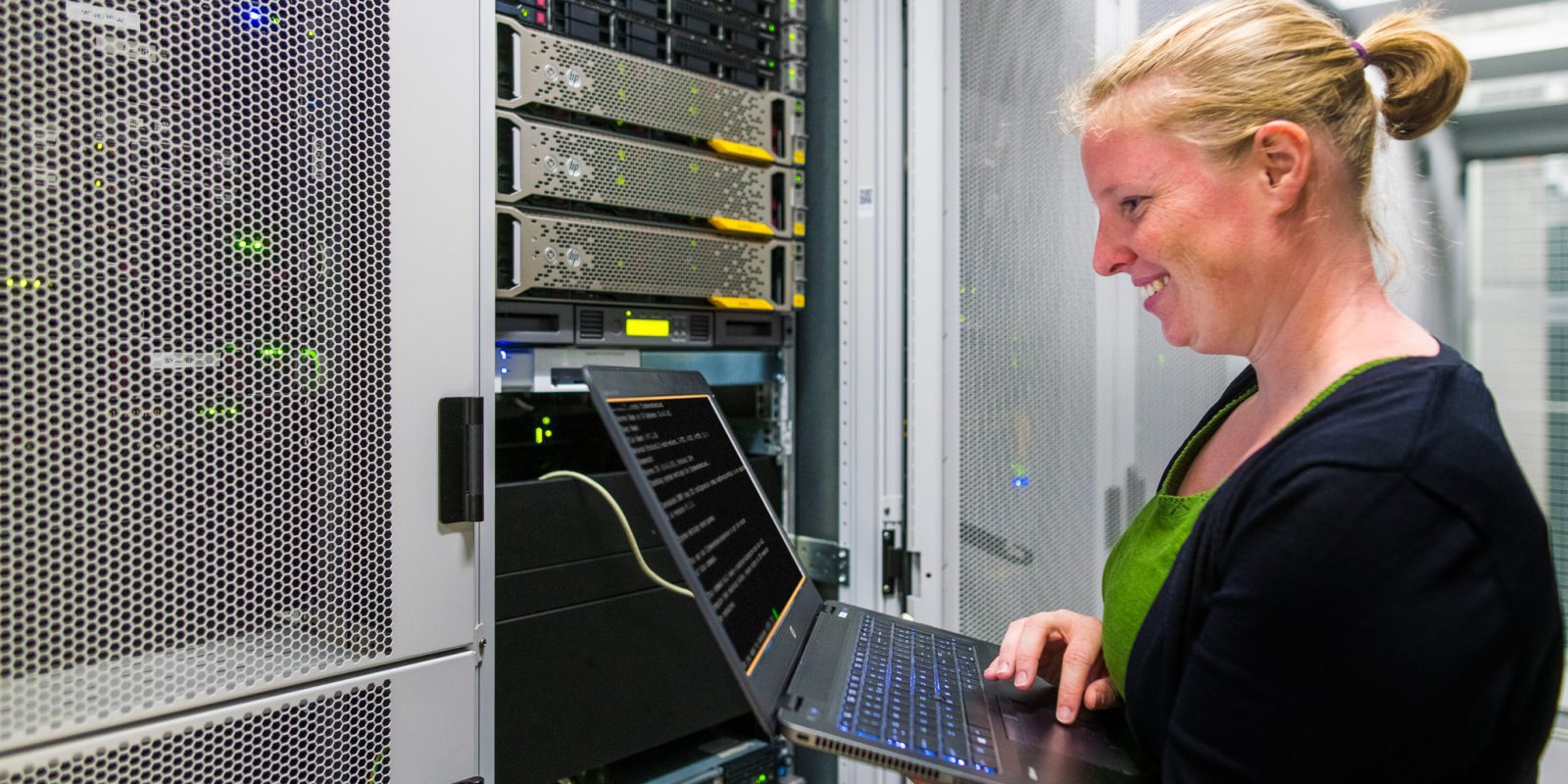 Werken in datacenter